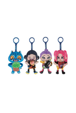 KPOP 4" Demon Hunters Retractable Plush Clips Assorted