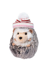 Douglas Spunky Hedgehog with Winter Hat