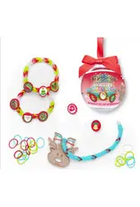 Rainbow Loom Bracelet Button Kit Holiday Ornament