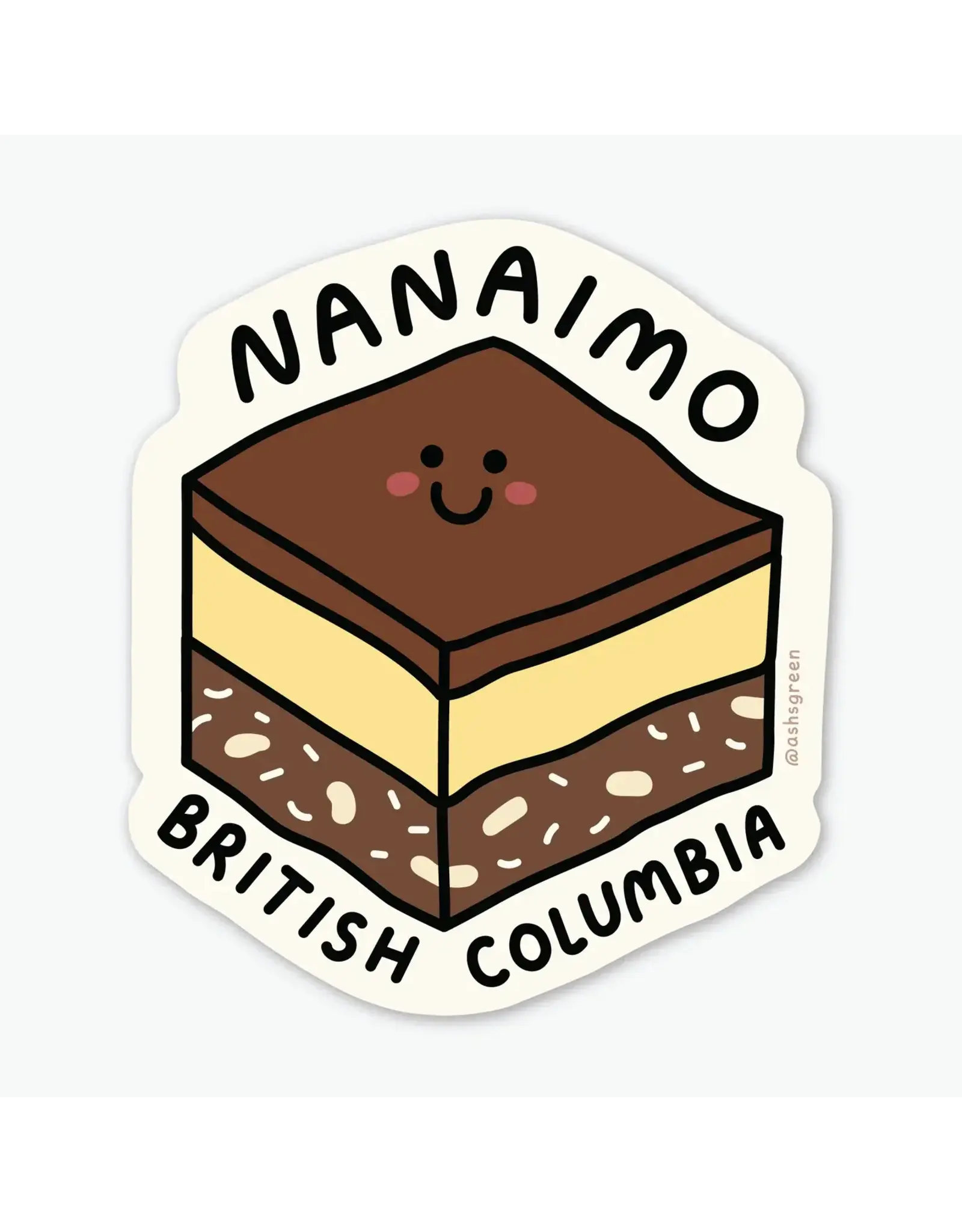 Ashleigh Green Studios Nanaimo Bar - Vinyl Sticker