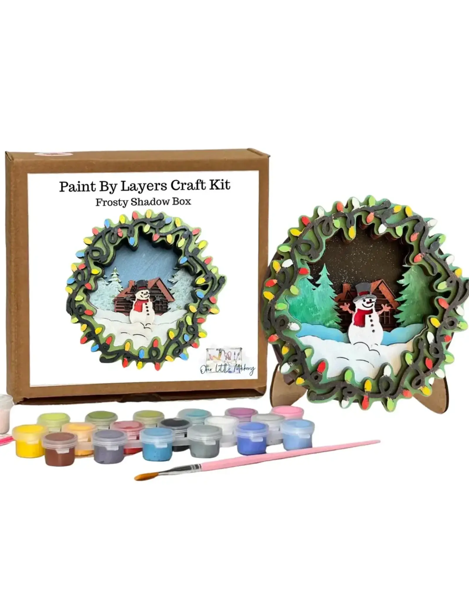 Our Little Makery Frosty Shadow Box Kit