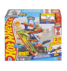 Mattel Hot Wheels - City Transforming Stunt Garage Playset