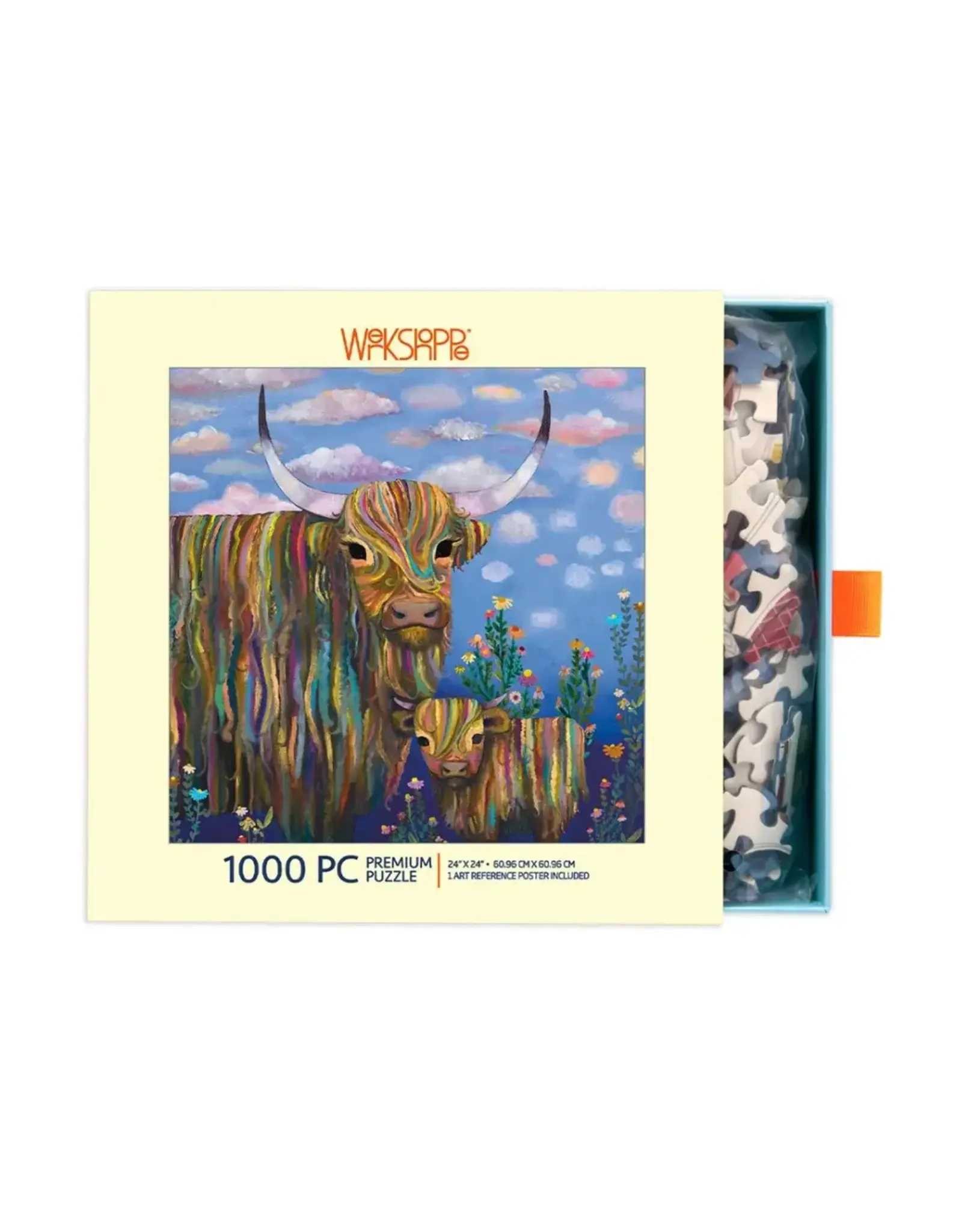 Werkshoppe Highland Cows 1000pc