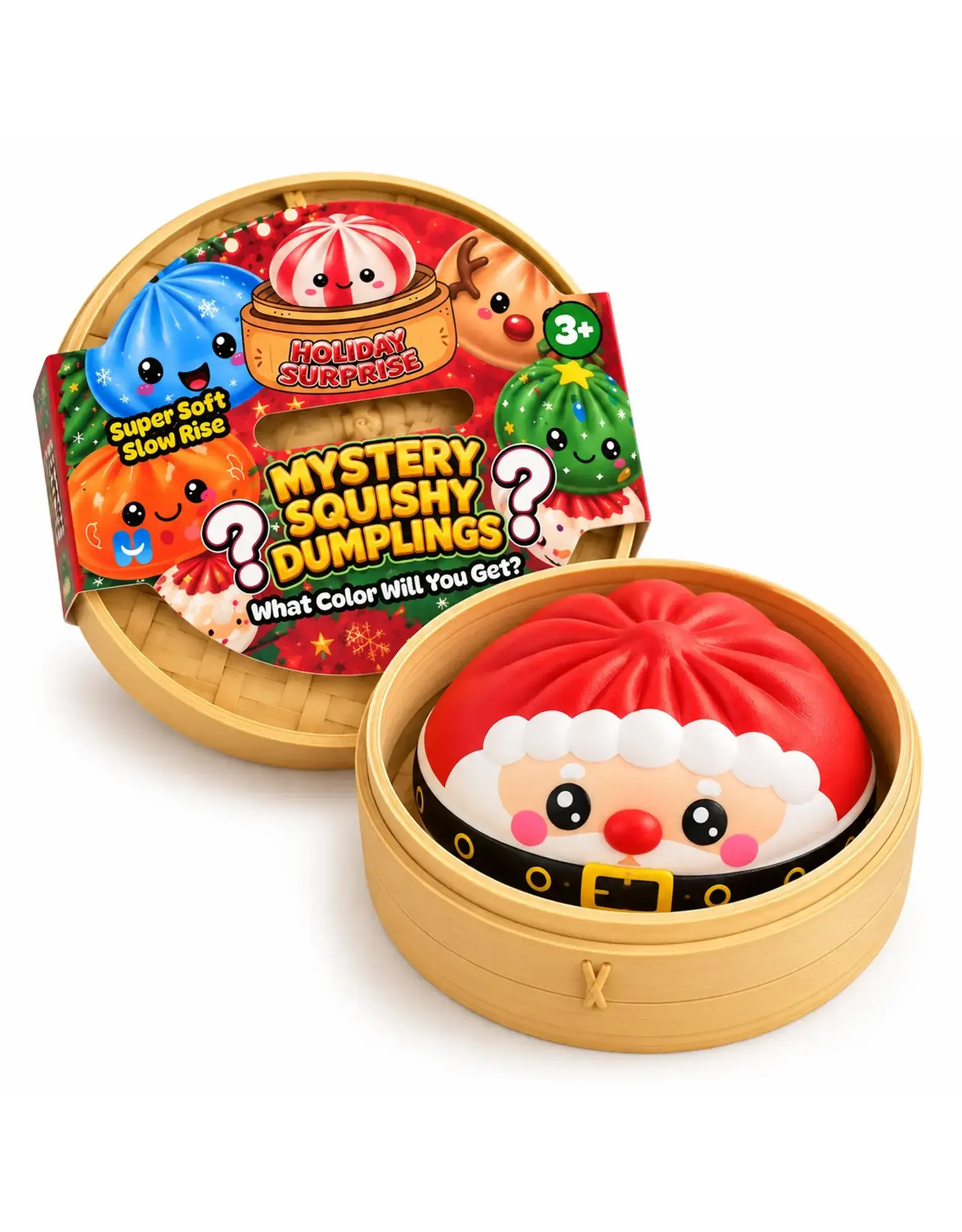 Squishy Dumpling Mystery - Holiday Slow Rise