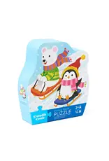 Crocodile Creek Sledding Friends 12pc Mini Puzzle