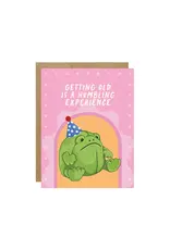 Humbling Experience Frog Jelly Card