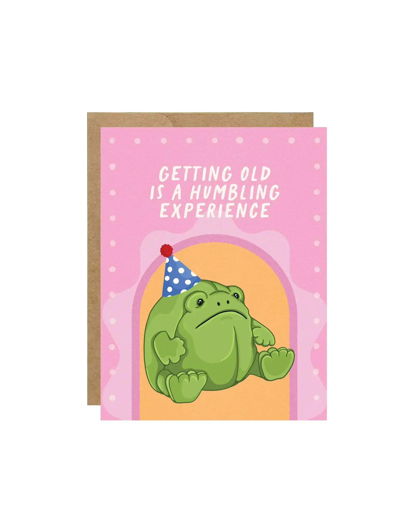 Humbling Experience Frog Jelly Card
