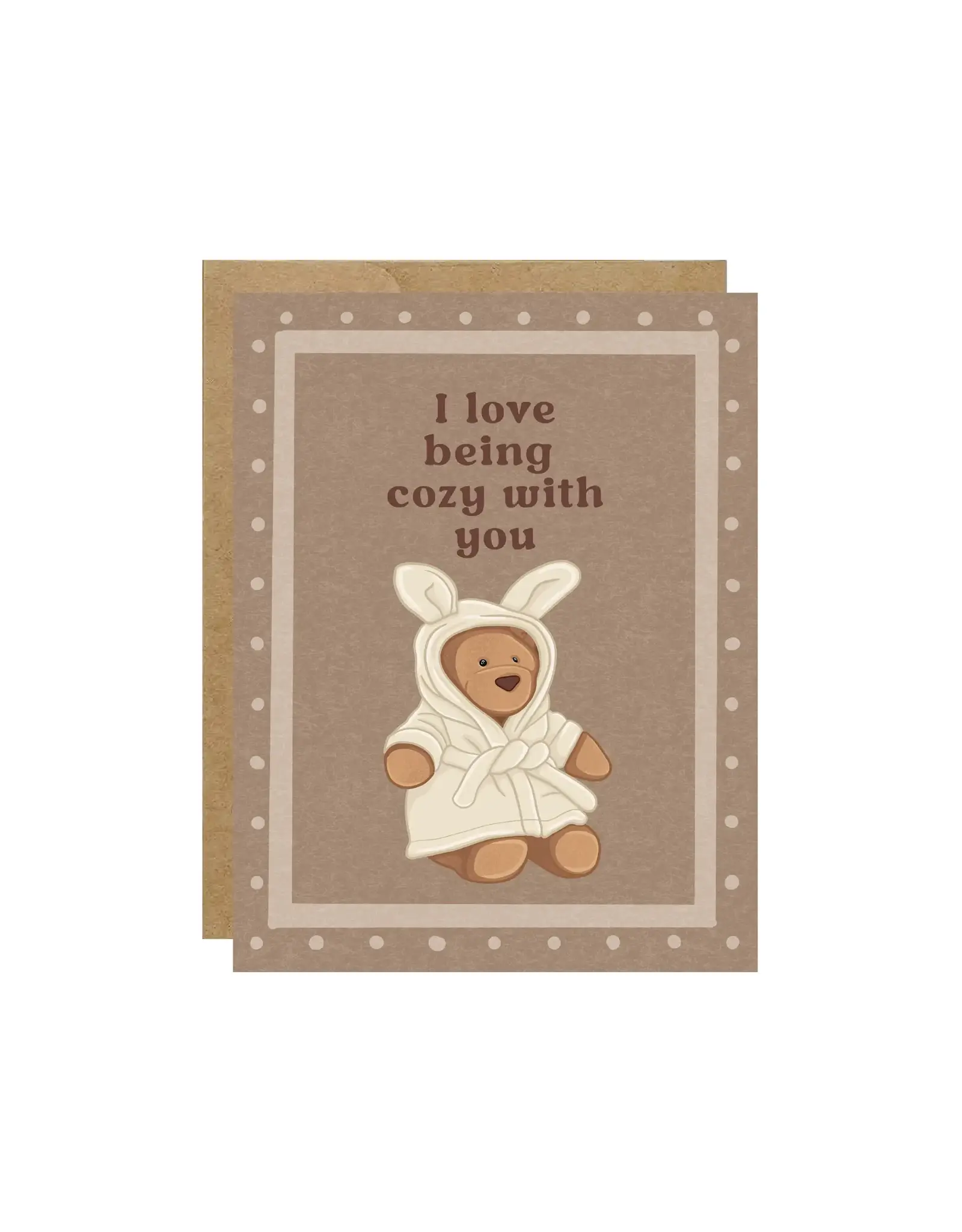 Cozy With You Bear Jelly Card
