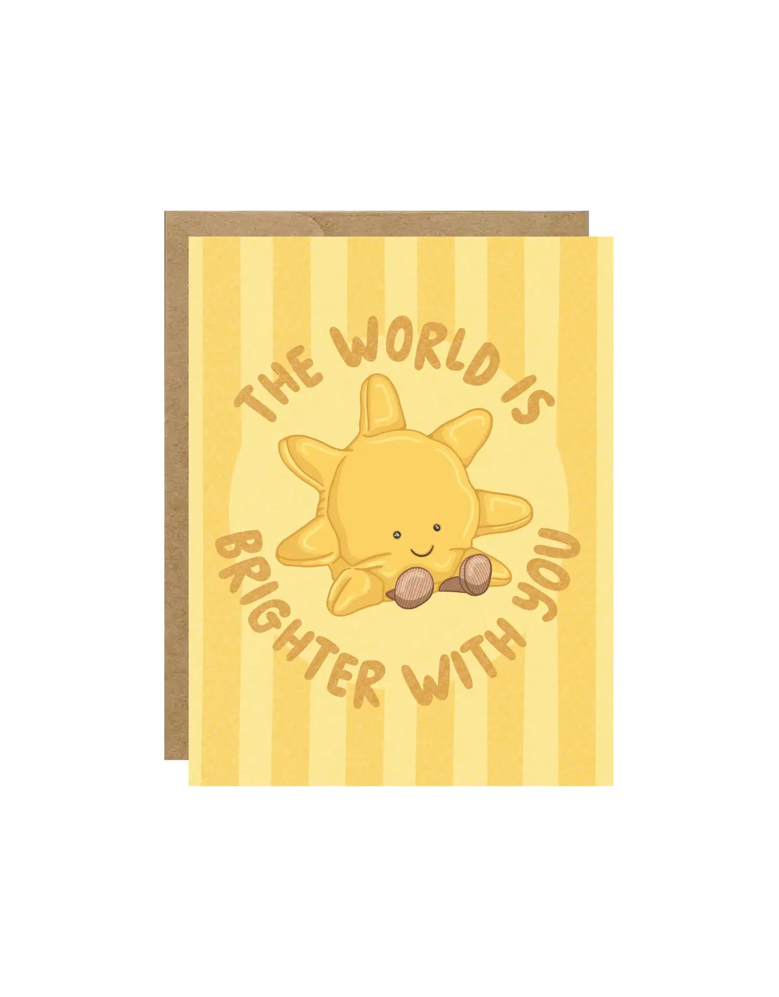 Brighter With You Sun Jelly Card