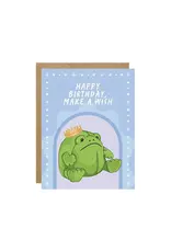 Birthday Wish Frog Jelly Card