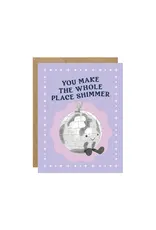 Dancing Disco Ball Jelly Card