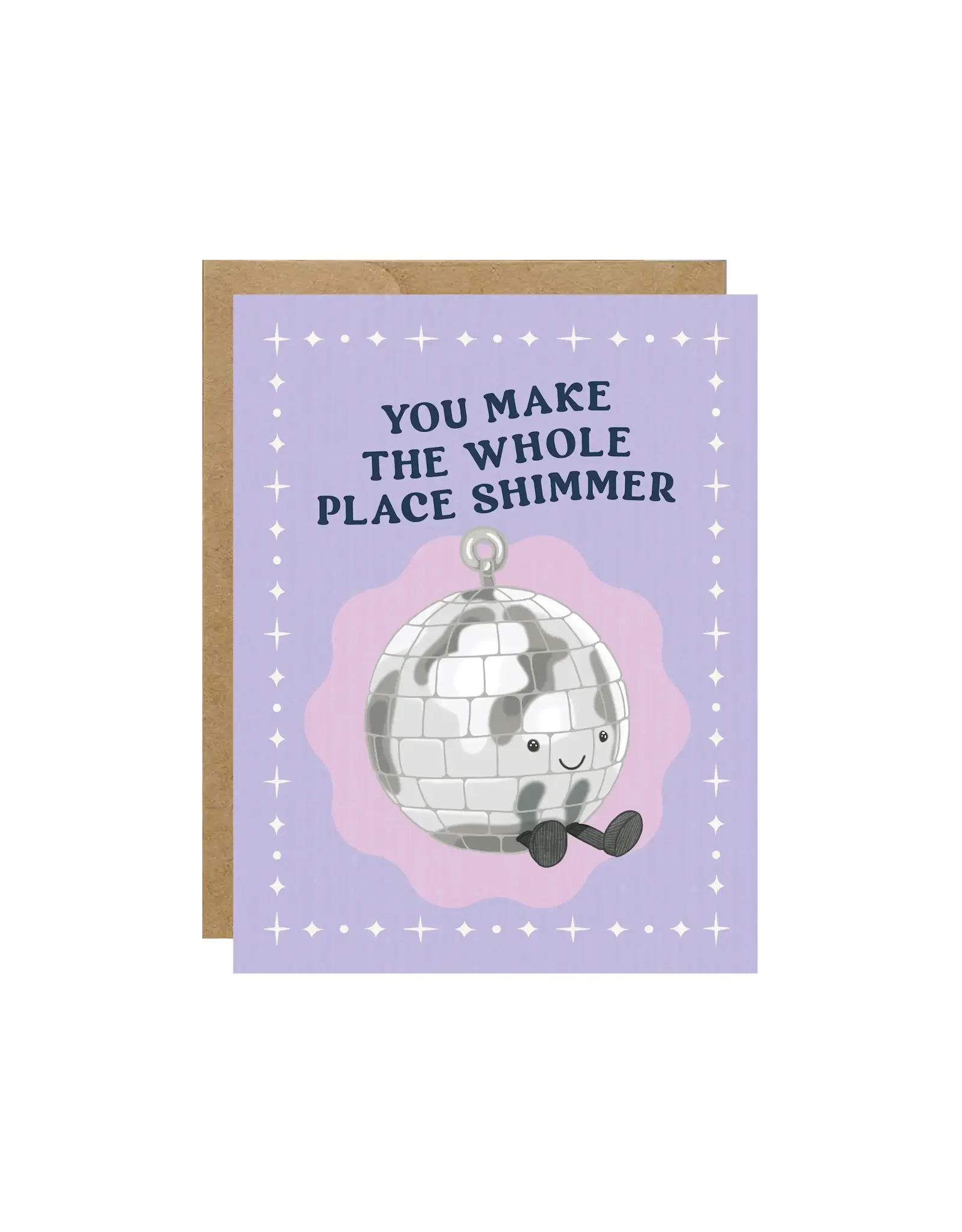 Dancing Disco Ball Jelly Card