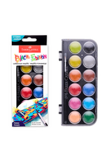 Faber Castell Black Edition 12 Watercolor Paints Primary