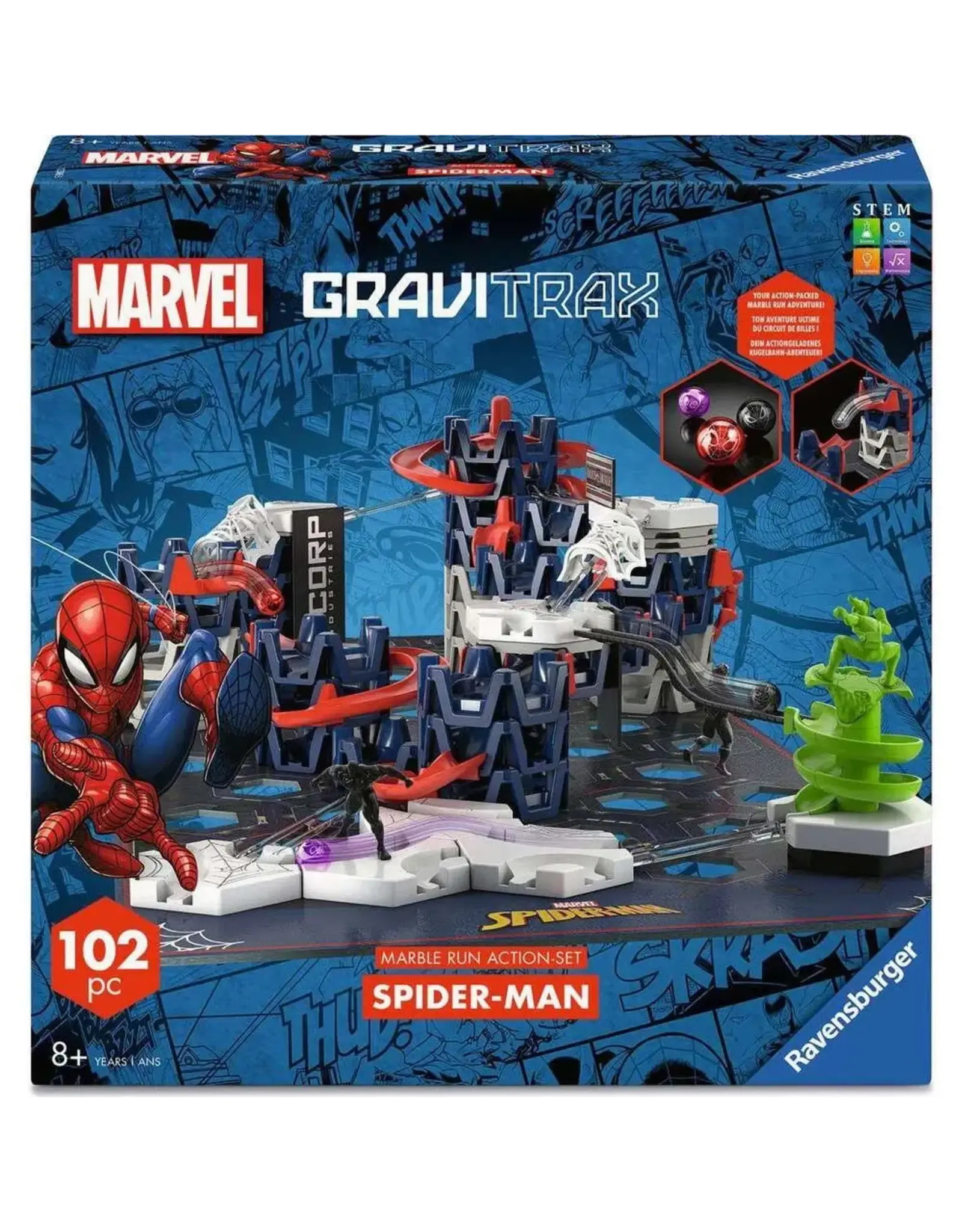 Ravensburger GraviTrax Marvel Spider-Man Marble Run Action Set