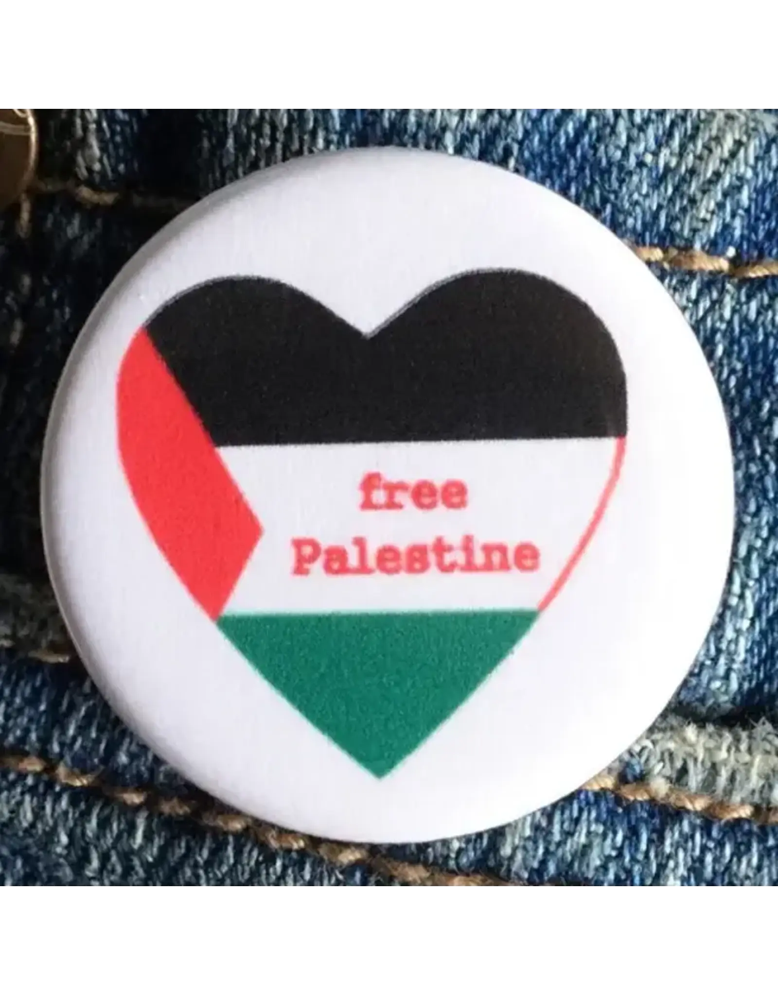 Radical Buttons Free Palestine Button