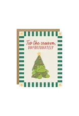 Tis The Season, Unfortunately Frog Jelly Christmas Card