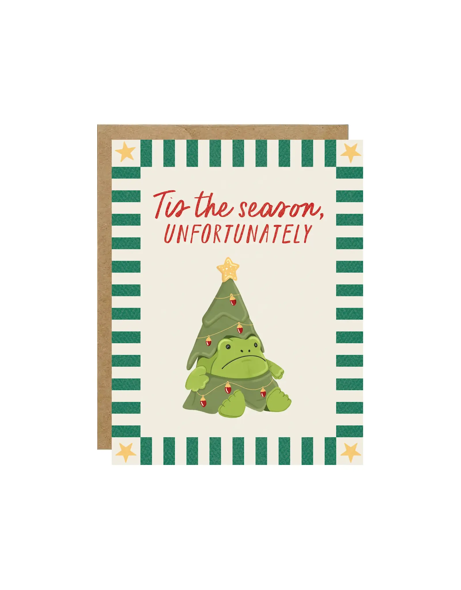 Tis The Season, Unfortunately Frog Jelly Christmas Card