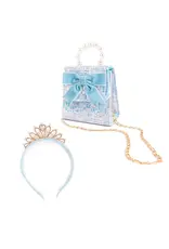 Great Pretenders The Mademoiselle Mini Purse with Headband - Blue