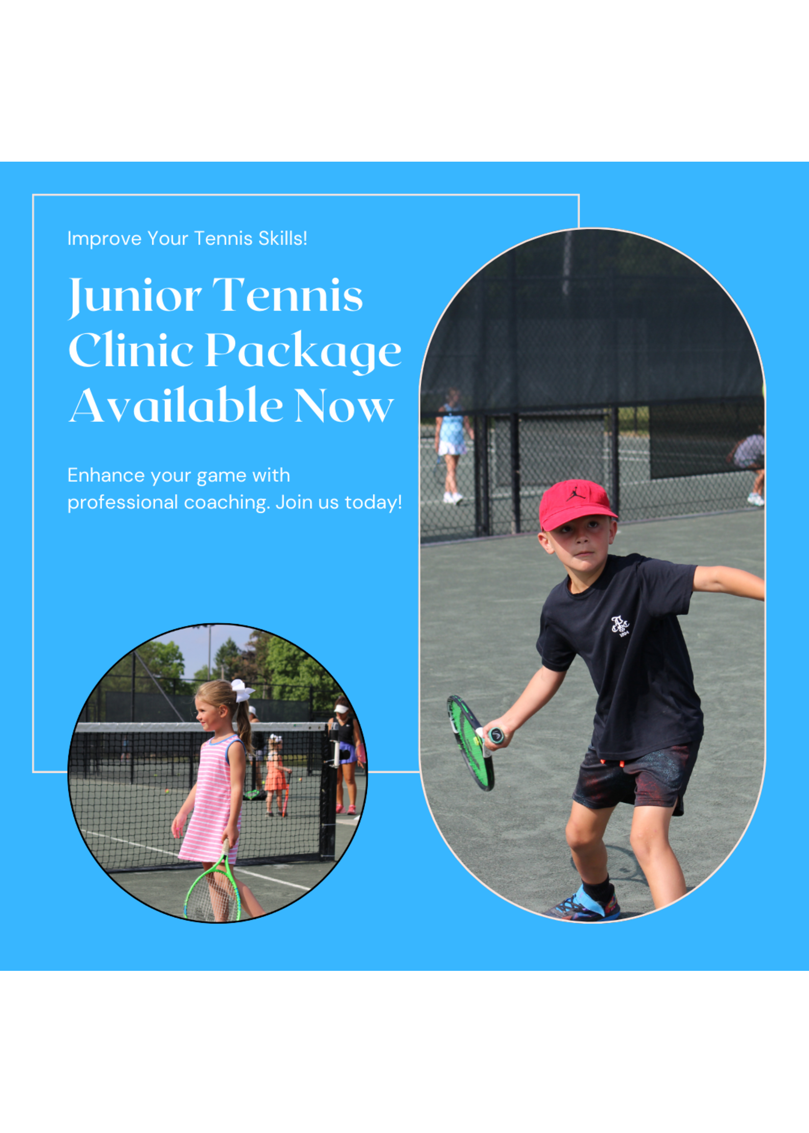 Serve's You Right Junior Clinic Package