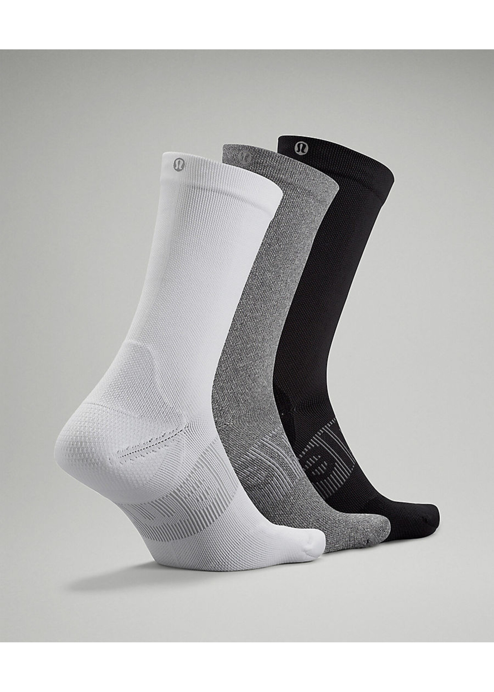 Lululemon Men's Power Stride Crew Socks *3 Pack