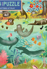 eeBoo 64 pc Puzzle: Otters at Play