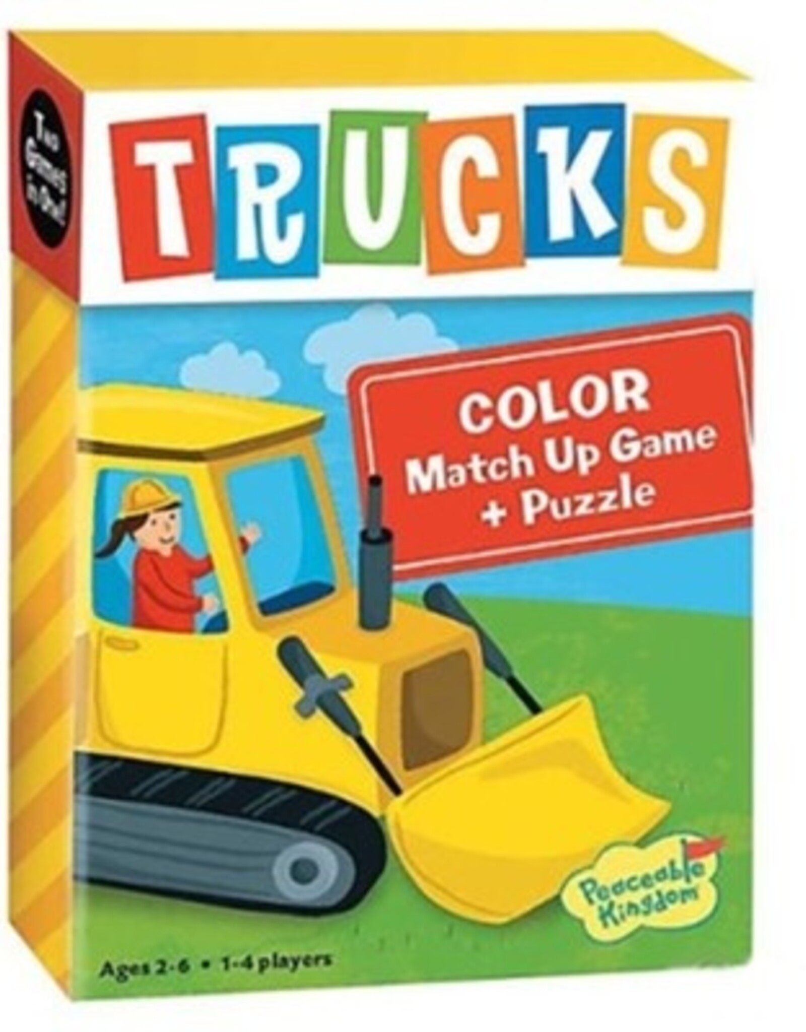 Peaceable Kingdom Trucks Match Up Game
