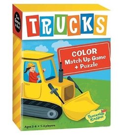 Peaceable Kingdom Trucks Match Up Game
