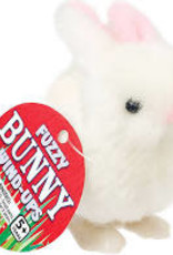 Toysmith Fuzzy Bunny Wind-ups