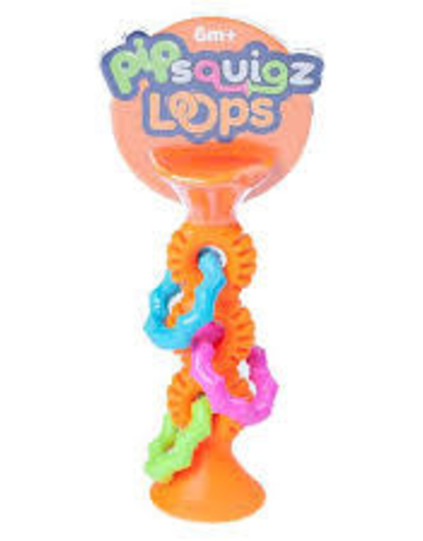 Fat Brain Toy Co Pip Squigz Loops: Orange