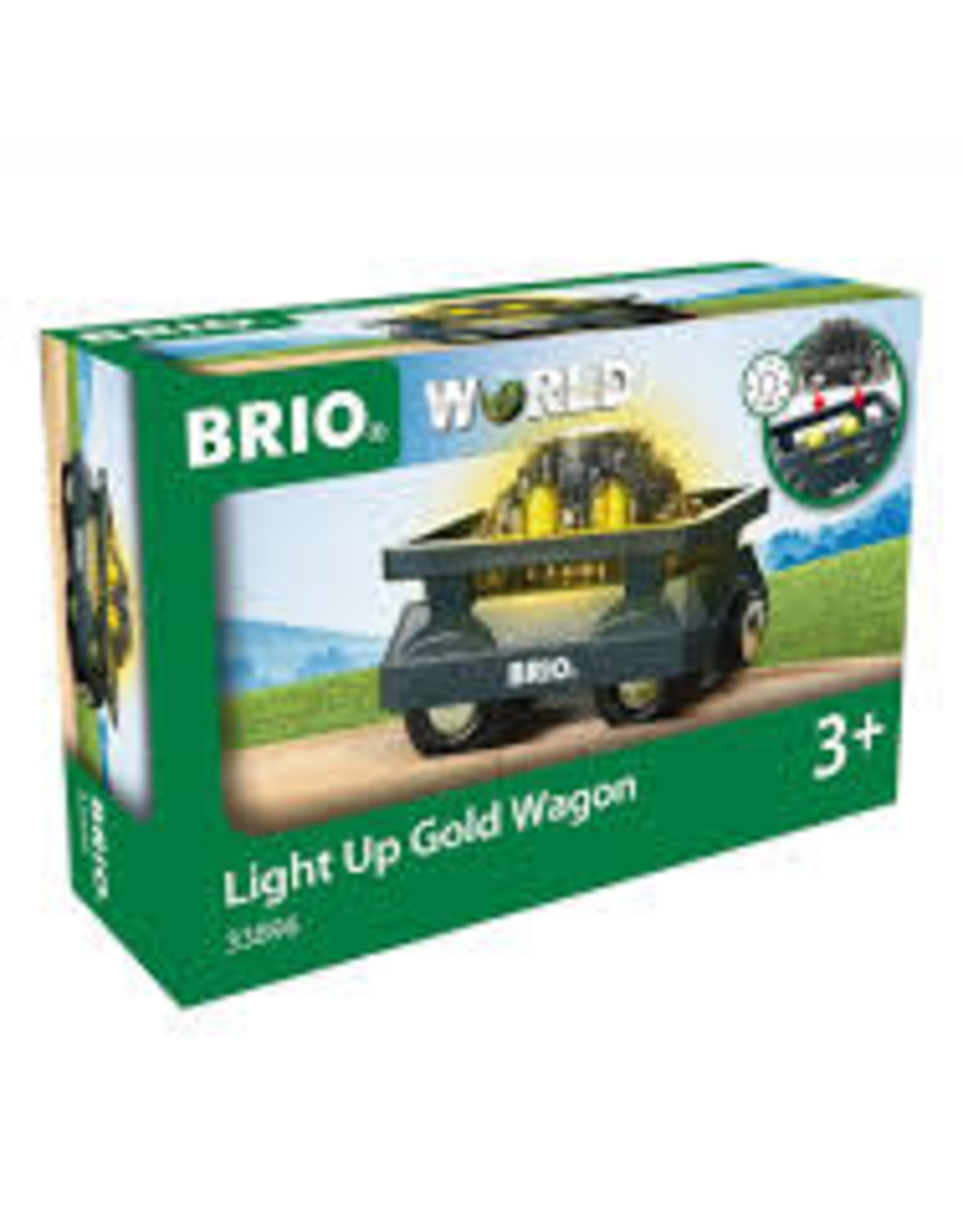 Ravensburger BRIO Light Up Gold Wagon