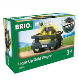 Ravensburger BRIO Light Up Gold Wagon