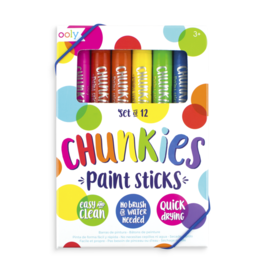 Ooly Chunkies Paint Sticks: Set of 12