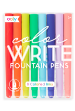 Ooly Color Write Fountain Pens: Set of 8