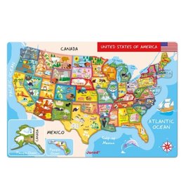 Janod Magnetic USA Map