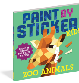 Workman Publishing Paint by Sticker Kids: Zoo Animals