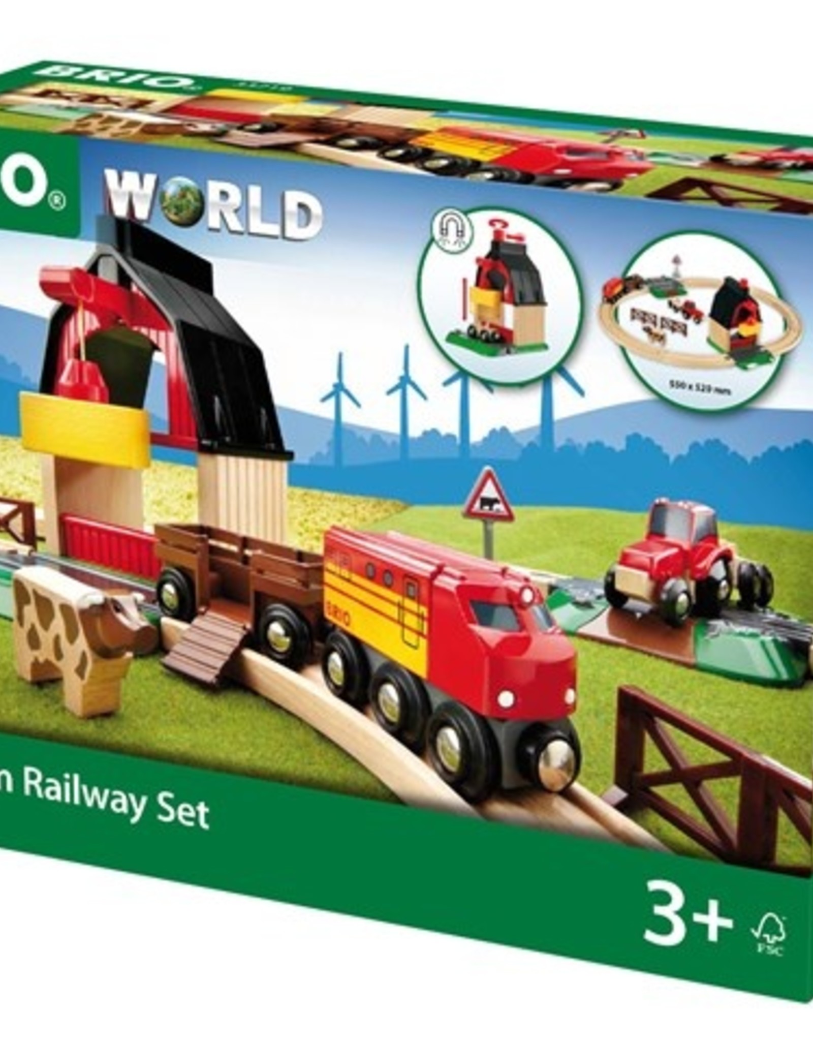 Ravensburger BRIO Farm Railway Set