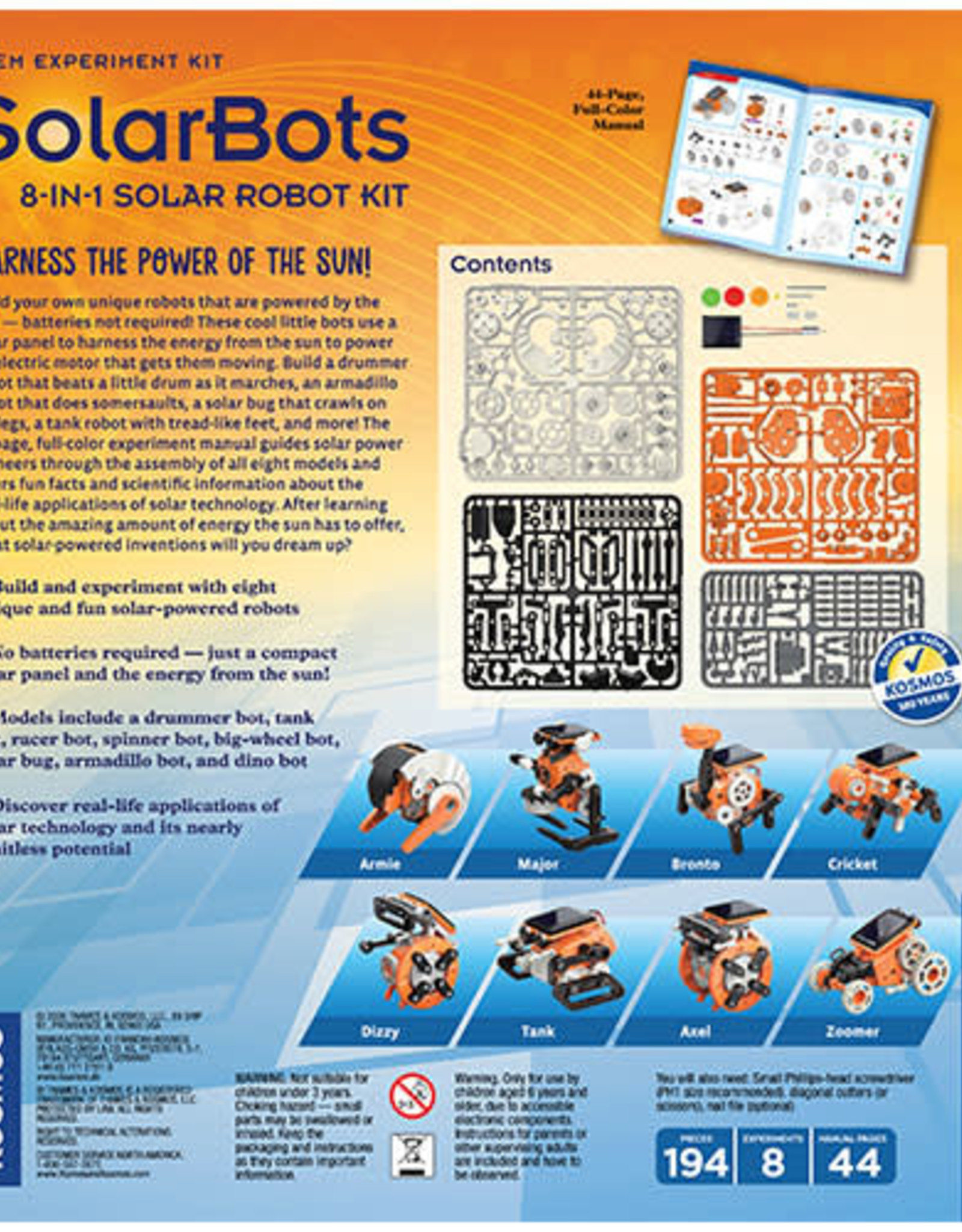 Thames & Kosmos Solarbots: 8in1 Solar Robot Kit