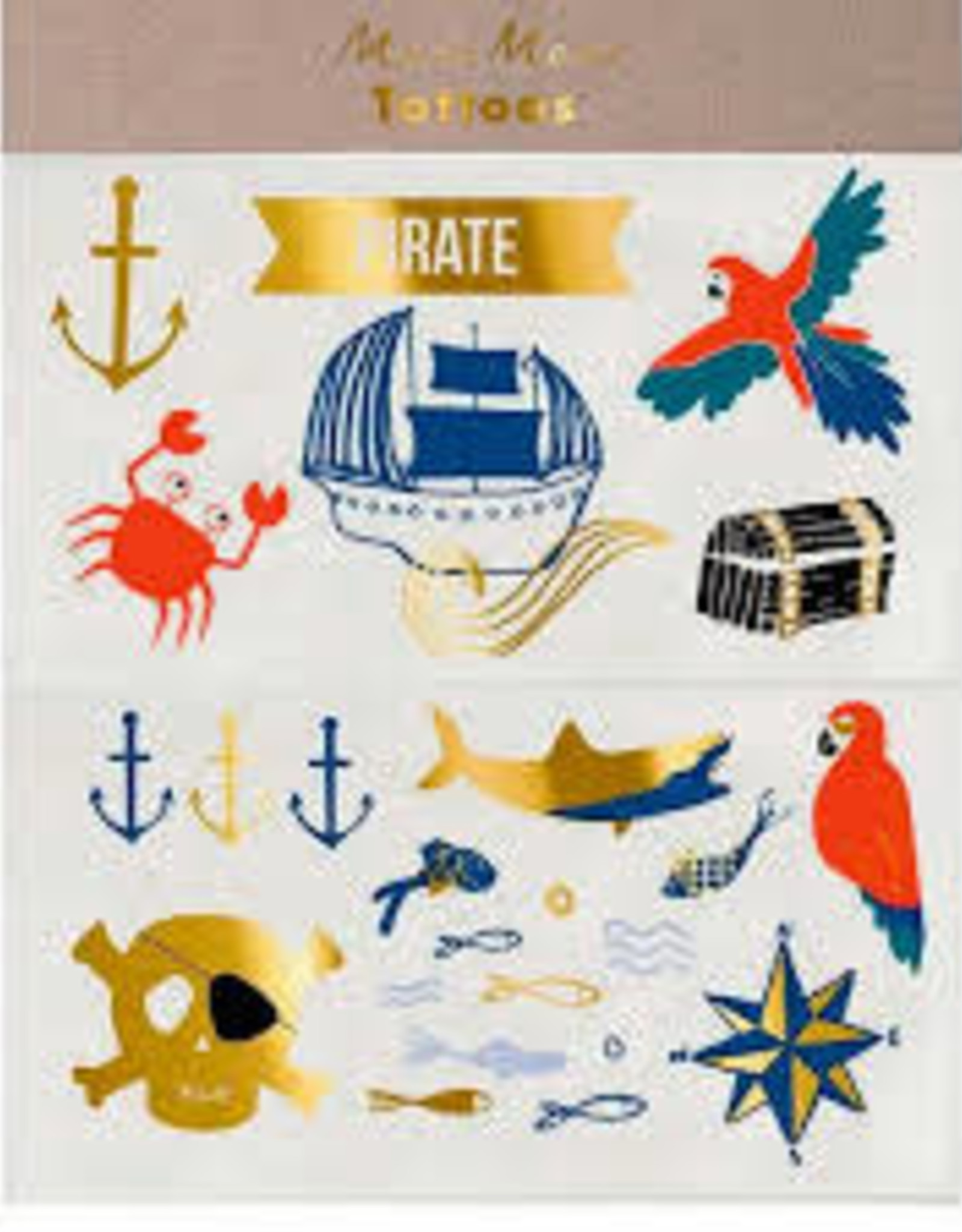 Meri Meri Tattoo: Pirates Bounty LG