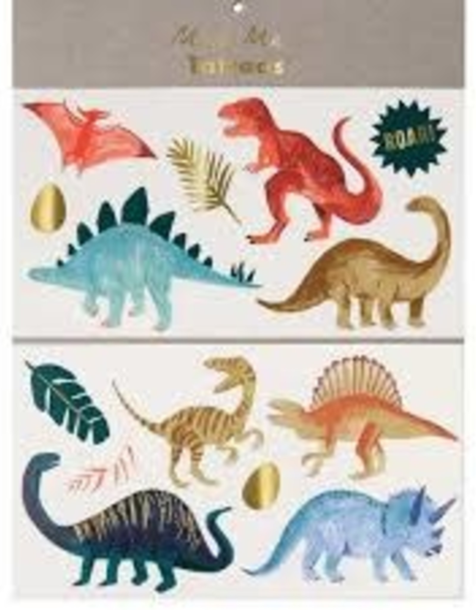 Meri Meri Tattoo: Dinosaur Kingdom LG