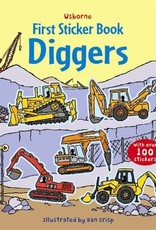 Usborne First Sticker Book: Diggers