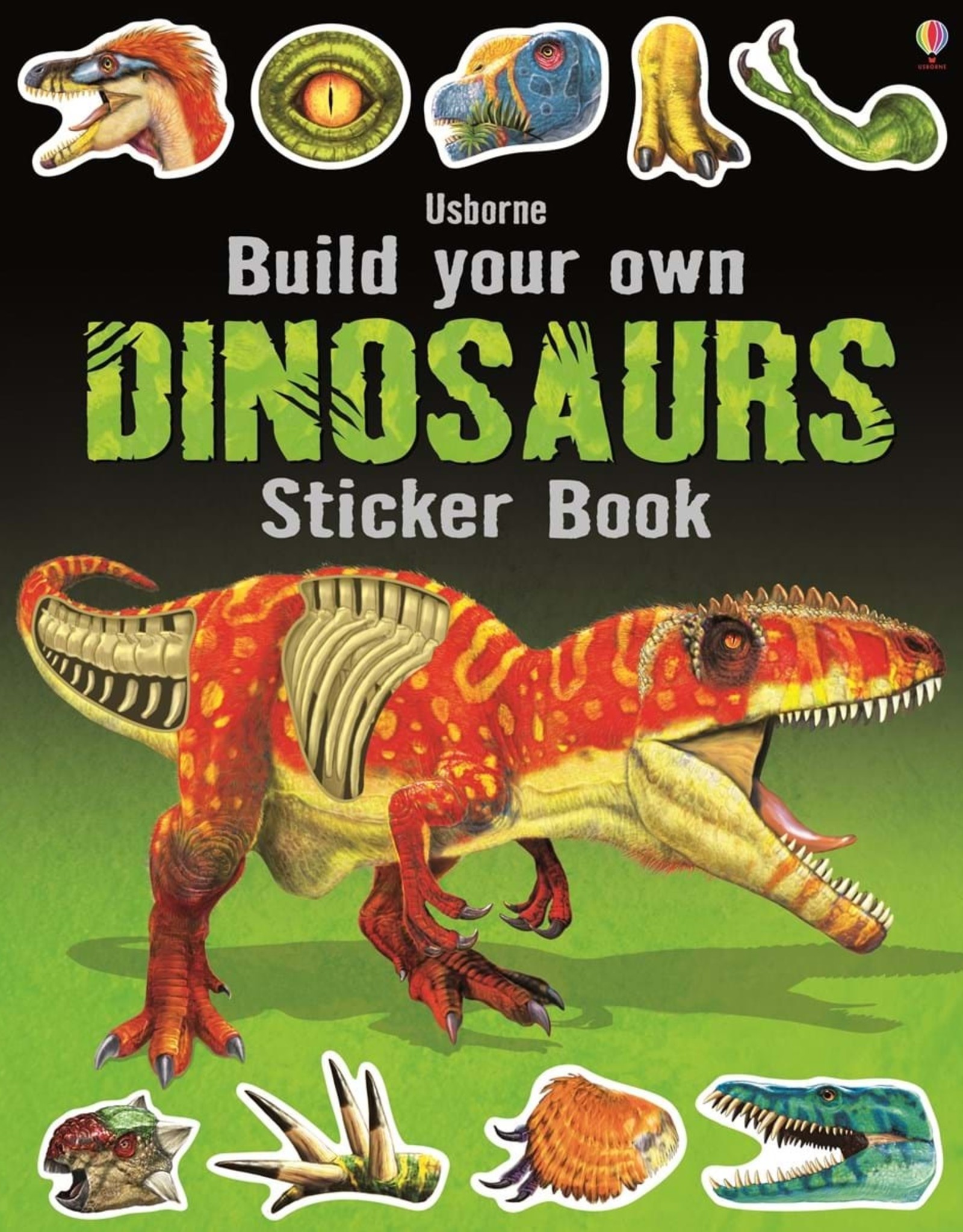 Usborne Sticker Book: Build Your Own Dinosaurs