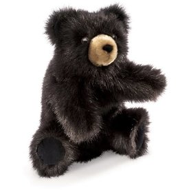 Folkmanis Puppet: Baby Black Bear