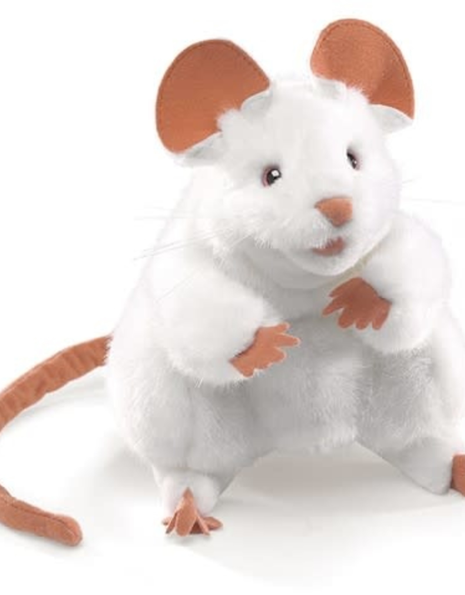Folkmanis Puppet: White Mouse