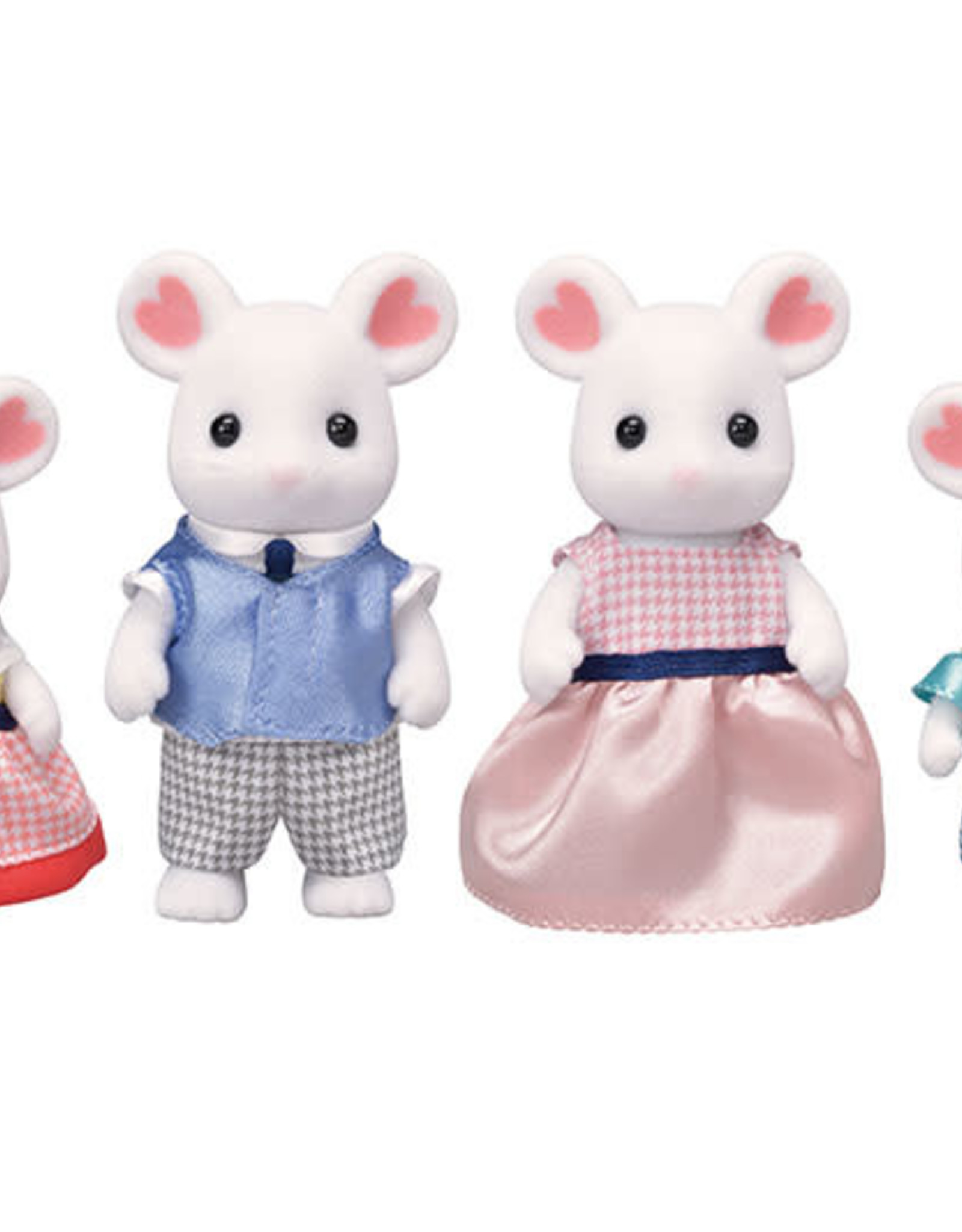 Epoch Everlasting Play Marshmallow Mouse Family