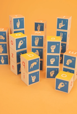 Uncle Goose Sign Language Alphabet Blocks