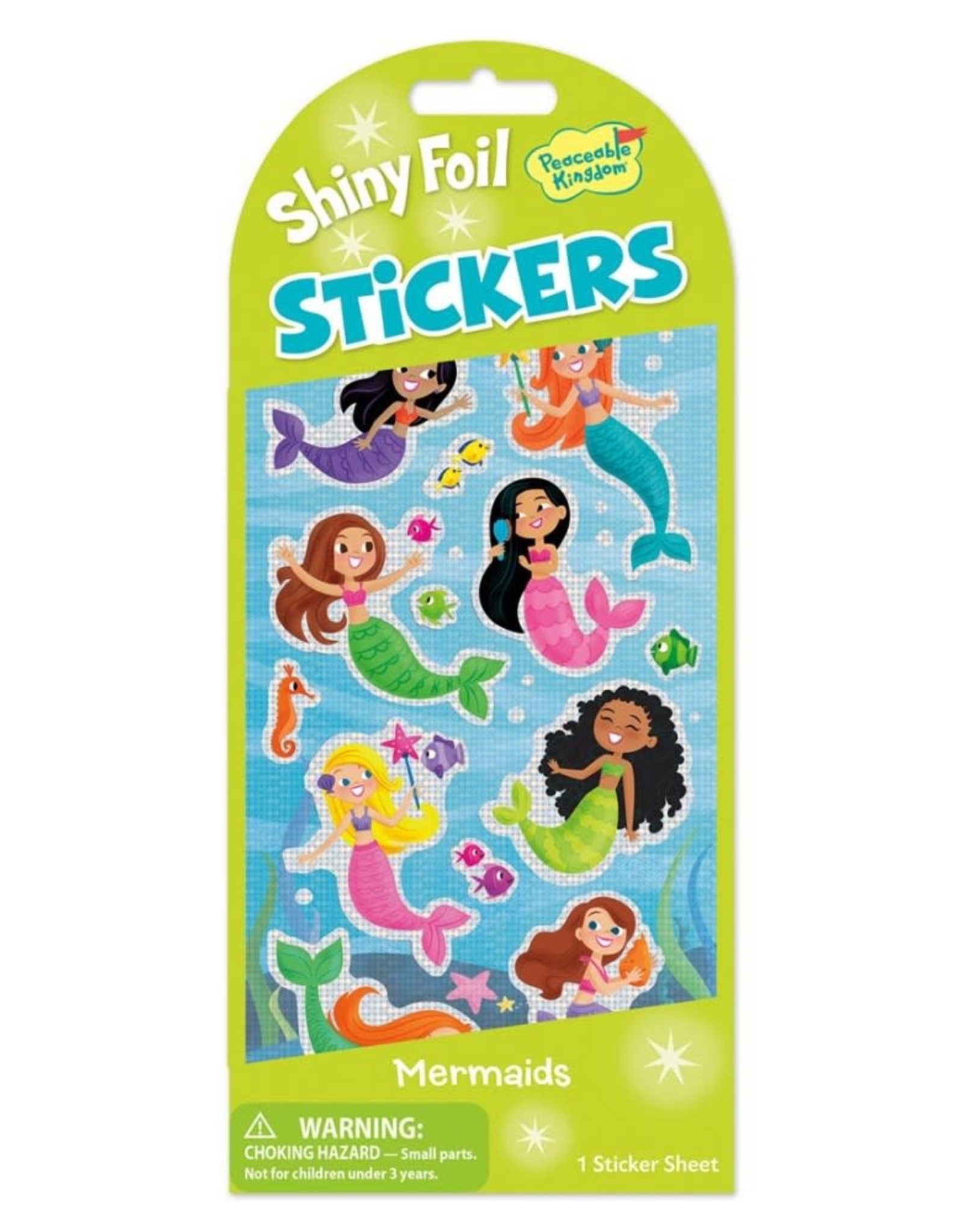 Peaceable Kingdom Mermaids Foil Stickers