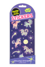 Peaceable Kingdom Glow in the Dark Stickers: Glowing Unicorns