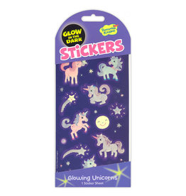 Peaceable Kingdom Glow in the Dark Stickers: Glowing Unicorns