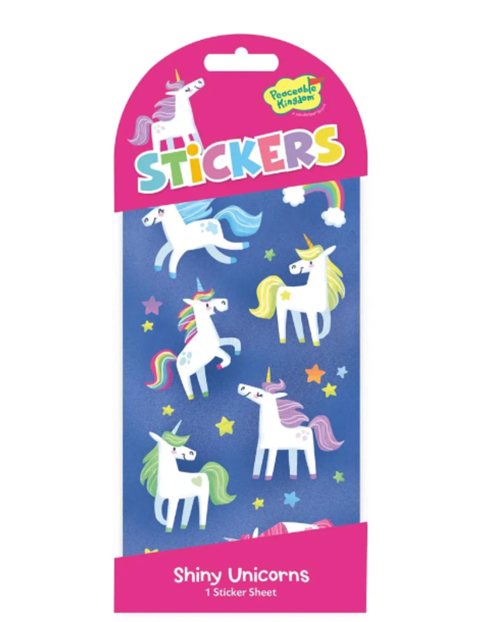 Peaceable Kingdom Joyful Unicorn Stickers