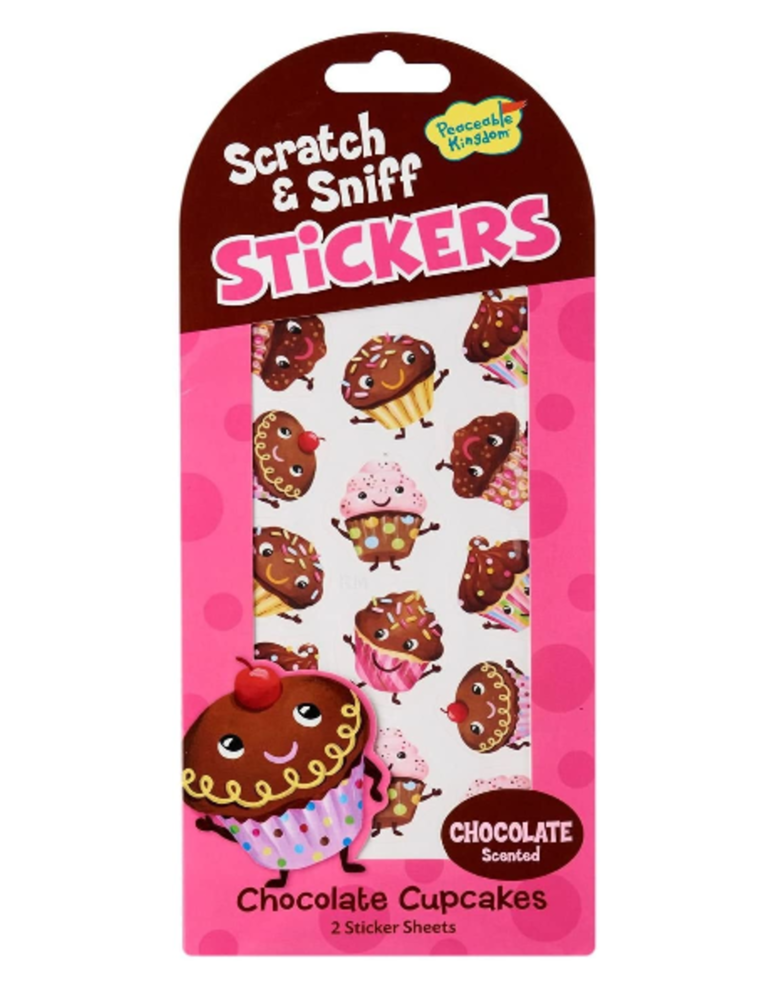 Peaceable Kingdom Chocolate Treats Scratch & Sniff Stickers